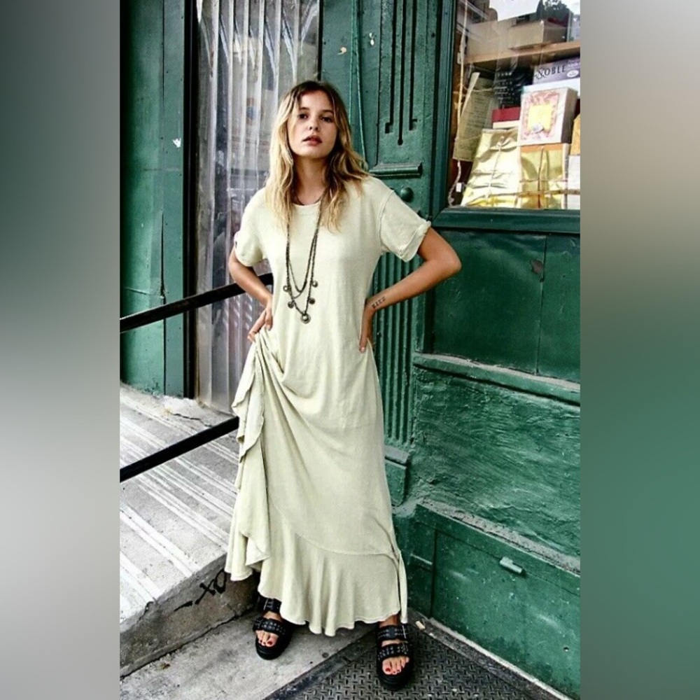 Free people Havana Tee Maxi Dress